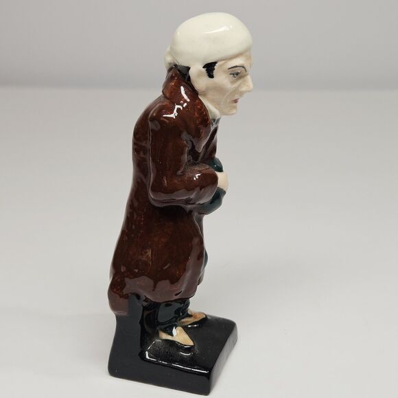 Vtg Scrooge Royal Doulton ManFigurine Charles Dickens A Christmas Carol 3D Decor - Picture 4 of 12